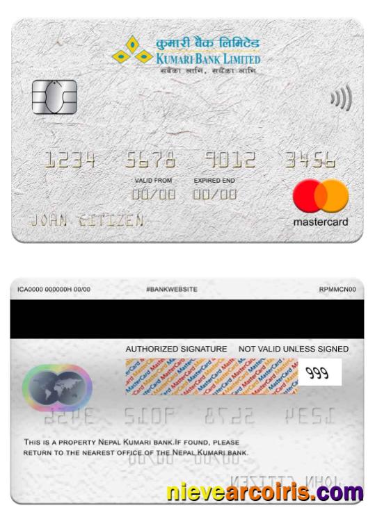 Nepal Kumari Bank mastercard